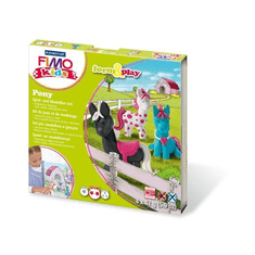 FIMO "Kids Form Play" gyurma készlet 4x42g égethető pónik (8034 08) (8034 08)