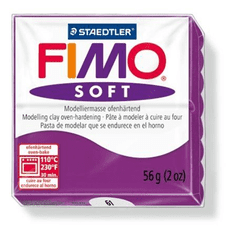 FIMO "Soft" gyurma 56g égethető bíborlila (8020-61) (8020-61)