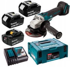 Makita Csiszológép 125mm 18V 3x5Ah BLDC DGA504RT3J