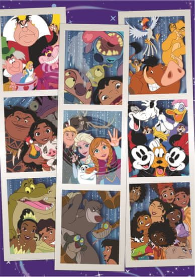 EDUCA Puzzle Disney 100 - kollázs 1000 darabos puzzle