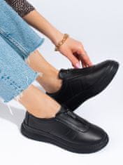 Amiatex Női félcipő 93682 + Nőin zokni Gatta Calzino Strech, fekete, 37