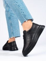 Amiatex Női félcipő 93682 + Nőin zokni Gatta Calzino Strech, fekete, 37