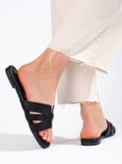 Amiatex Női papucs 93691 + Nőin zokni Gatta Calzino Strech, fekete, 36