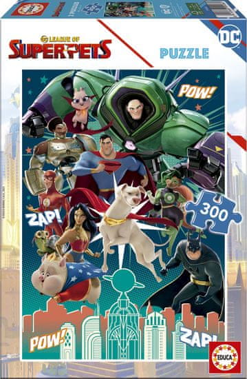 EDUCA Puzzle DC League of Super Pets 300 darabos puzzle