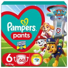 Pampers Active Baby Pants Mancs őrjárat pelenkák 6-os méretű (14-19 kg) 60 db