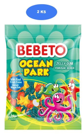 Bebeto  zselés cukorka Ocean Park 80g (2 db)