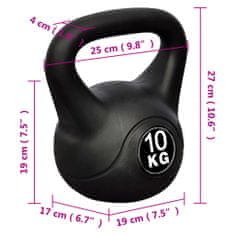 Vidaxl Kettlebell 10 kg 90391