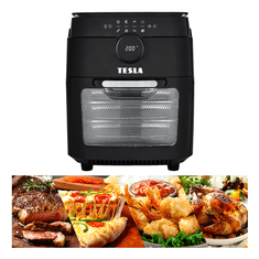 TESLA AirCook & Grill QG800 WiFi multifunkcionális forrólevegős fritőz, airfryer