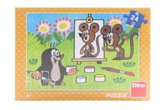 DINO Vakond festő puzzle 24 darab