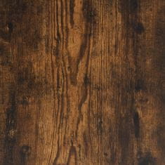 Vidaxl füstös tölgyszínű szerelt fa dohányzóasztal 50 x 50 x 50 cm 833967