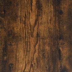 Vidaxl 2 db füstös tölgy színű szerelt fa fali polc 80 x 25 x 25,5 cm 836340