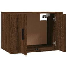 Vidaxl 2 db barna tölgy színű fali TV-szekrény 57x34,5x40 cm 3188341