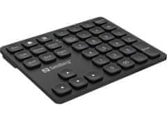 Sandberg Wireless Numeric Keypad Pro, fekete