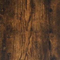 Vidaxl füstös tölgyszínű szerelt fa dohányzóasztal 50x46x50 cm 830918