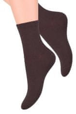 Amiatex Női zokni 037 brown + Nőin zokni Gatta Calzino Strech, barna, 35/37