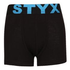Styx Fekete gyerek boxeralsó sport gumi (GJ961) - méret 4-5 éves