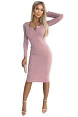 Numoco Női midi ruha Danbrabeth piszkos rózsaszín XL