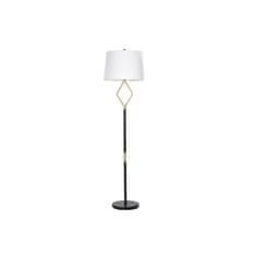 NEW Állólámpa DKD Home Decor Fekete Fém 50 W 220 V 41 x 41 x 161 cm