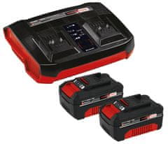 Einhell Készlet Akkus fűnyíró CE-CM 36/34-1 Li-Solo + Starter Kit 2×4.0 Ah és Twincharger