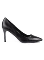 Amiatex Női körömcipő 93496 + Nőin zokni Gatta Calzino Strech, fekete, 39