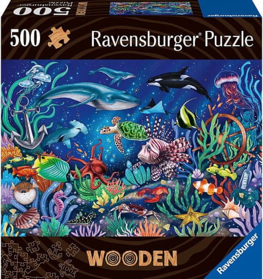 Ravensburger Fa puzzle A tengerben 500 darab