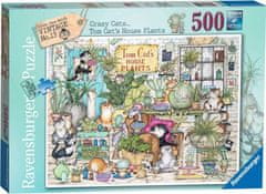 Ravensburger Crazy Cats: Tom's Flower Shop puzzle 500 darab