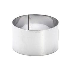 de Buyer Vevő tortagyűrűje, 3989.08, kerek, 8 cm átmérőjű, rozsdamentes acél, sima belső felület