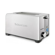 NEW Pirítós Taurus MY TOAST DU.LEG 2R Rozsdamentes acél Szürke 1400 W