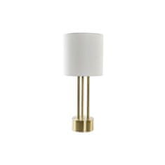 NEW Asztali lámpa DKD Home Decor Gold White 220 V 50 W (28 x 28 x 67 cm)