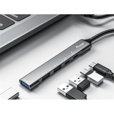 Equip USB Hub 5port szürke (128962) (equip128962)