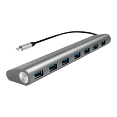 LogiLink USB-C 3.1 7-Port Hub - hub - 7 ports (UA0310)