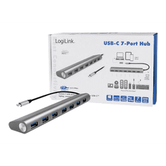 LogiLink USB-C 3.1 7-Port Hub - hub - 7 ports (UA0310)