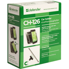 Defender CH-126 mágneses autós telefon tartó fekete (29126) (29126)