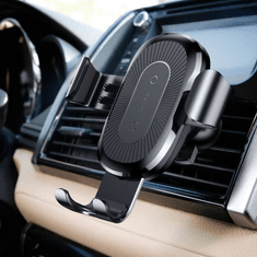 BASEUS Car Mount Wireless Charger Gravity Phone holder Black (WXYL-01) (WXYL-01)