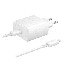 SAMSUNG EP-TA845XW gyorstöltő adapter 45W USB-C ECO csomagolásban fehér (EP-TA845XW)