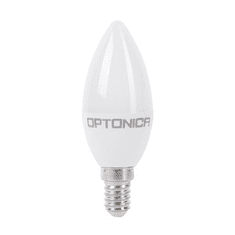 Optonica LED fényforrás E14 8.5W C37 semleges fehér (SP9-A3 / 1484)