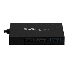 Startech StarTech.com 4 Port USB 3.0 Hub - USB-A to USB-C & 3x USB-A SuperSpeed 5Gbps - Self or USB Bus Powered - USB 3.1 Gen 1 BC 1.2 Charging Hub - hub - 4 ports (HB30A3A1CSFS)