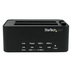 Startech StarTech.com 2x2.5"-3.5" HDD Duplikátor Dokkoló (SATDOCK2REU3) (SATDOCK2REU3)