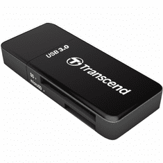 Transcend CardReader USB3.0 SD/microSD/SDHC/microSDHC/SDXC/microSDXC Black (TS-RDF5K)