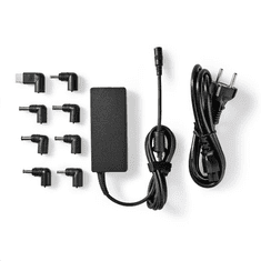 Nedis NBAU6501FBK univerzális notebook adapter 65 W 5 V – 20 V / 4 A (NBAU6501FBK)