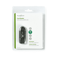 Nedis kártyaolvasó Multicard USB2.0 (CRDRU2100BK) (CRDRU2100BK)