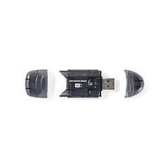 Nedis kártyaolvasó Multicard USB2.0 (CRDRU2100BK) (CRDRU2100BK)