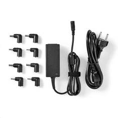 Nedis NBAU4501FBK univerzális notebook adapter 45 W 9,5 V – 20 V / 3 A (NBAU4501FBK)