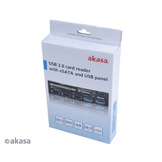 Akasa Akasa 3x 3.5 USB 2.0 + 2x USB 3.0 + eSATA