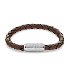 Tommy Hilfiger Stílusos barna bőr karkötő Eplore the braid 2790482