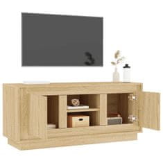 shumee sonoma tölgyszínű szerelt fa TV-szekrény 102x35x45 cm