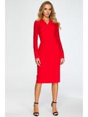 Style Stylove Női midi ruha Ishigune S136 piros L