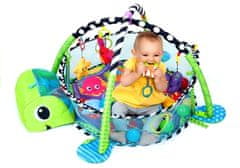 Lean-toys Baby Turtle Educational Mat 3in1 biliárdlabdák