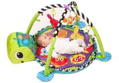 Lean-toys Baby Turtle Educational Mat 3in1 biliárdlabdák