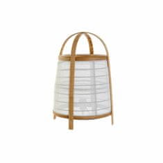 NEW Asztali lámpa DKD Home Decor Fehér Naraven Bambusz 40 W 220 V 32 x 32 x 45,5 cm 32 x 32 x 45,5 cm